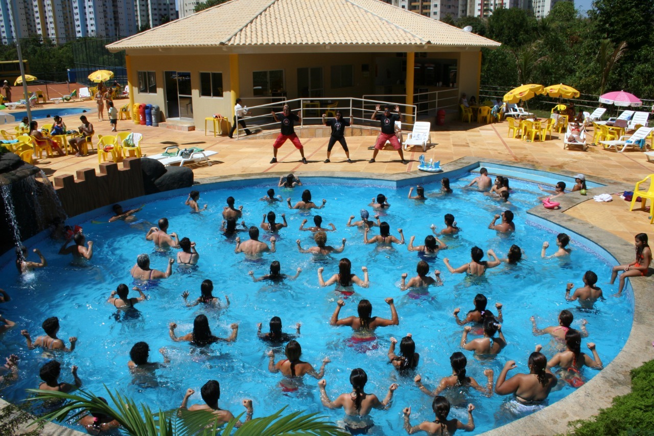 Piscinas termais para toda a familia